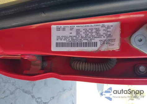 2001 Toyota Tacoma Base V6 z USA, uszkodzony, nr VIN 5TEHN72N01Z741627